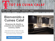 Tablet Screenshot of cuinescalaf.com